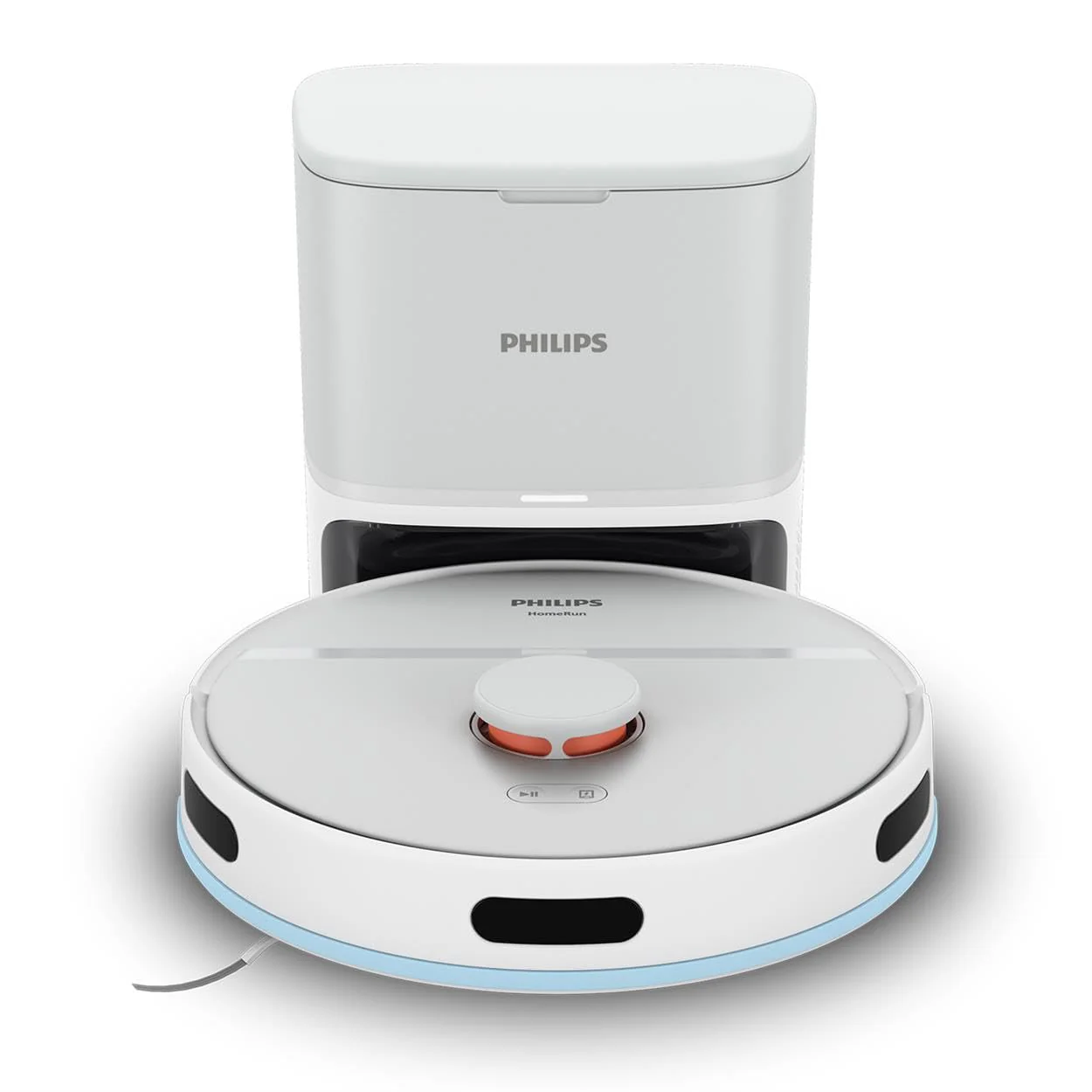 Philips Homerun Serie 2000: 2-in-1 Saug- und Wischroboter, 130 Minuten Laufzeit, Lasernavigation, Teppichboost, Absaugstation, App-gesteuert, Arktikweiß (XU2100/20) - Image 15