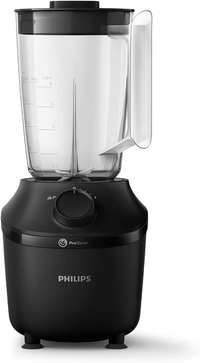 Philips HR2041/41 Standmixer (450 Watt, ProBlend-Technologie, 1,9 Liter Kunststoffbehälter, inkl. Trinkflasche) schwarz - Image 7