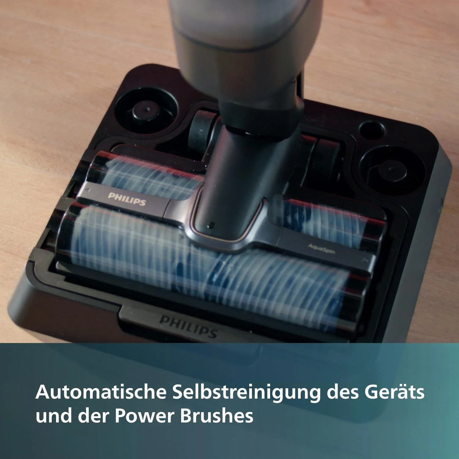 Philips Kabelloser Nass-Trocken-Sauger 7000 Series, Staubsaugen und Nasswischen, Automatische Selbstreinigung, bis zu 30 Minuten Laufzeit und 180 m2, Anthrazit/Champagnerfarben (XW7110/01) - Image 6