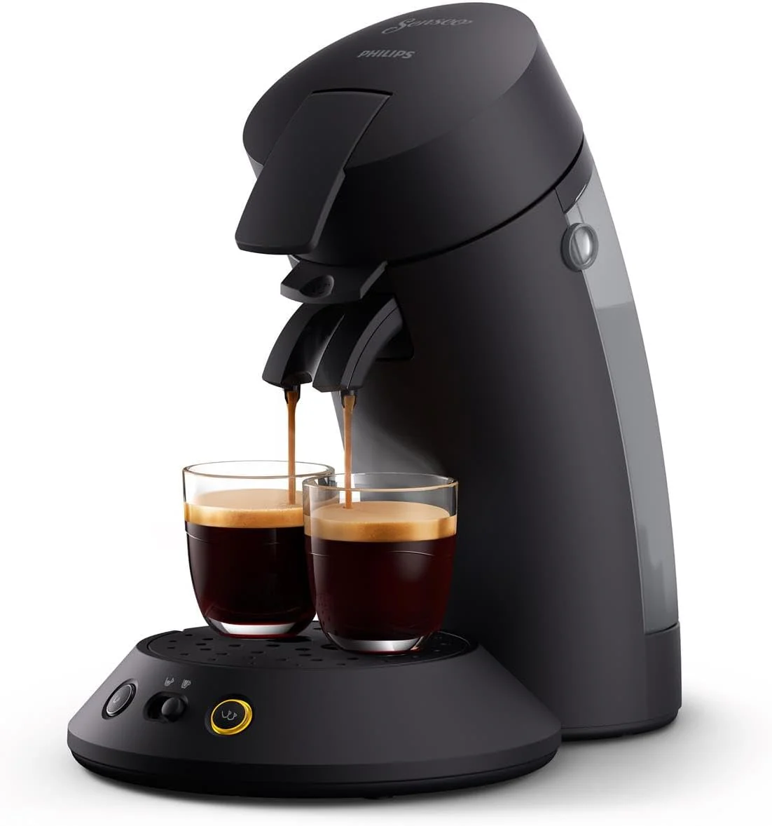PHILIPS Senseo Original Plus Kaffeepadmaschine – Coffee Boost Technologie, Kaffeestärkewahl, 0,7 L Wassertank, Direktstart- und Abschaltfunktion, Zwei-Tassen-Funktion, Sanfte Crema (CSA210/10) - Image 7