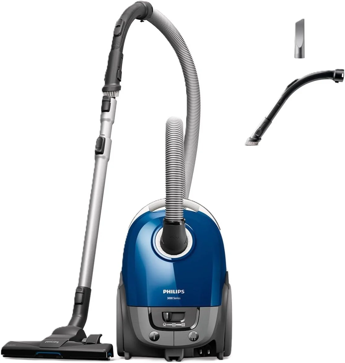 Philips Series 3000 Performer Compact Staubsauger mit Beutel – 900-W-Staubsauger mit Allergiefilter, 9 m Aktionsradius (XD3110/09) - Image 4