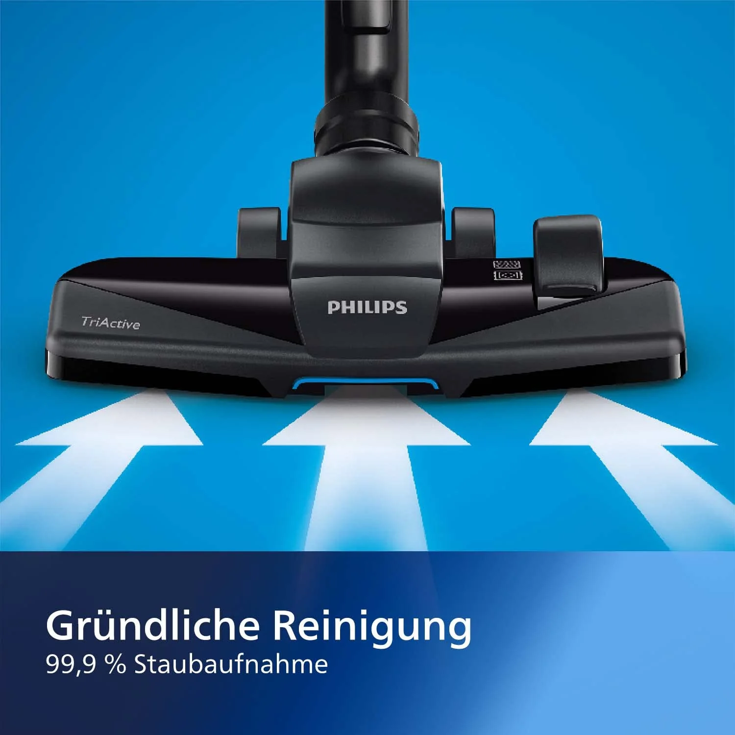 Philips Series 3000 Performer Compact Staubsauger mit Beutel – 900-W-Staubsauger mit Allergiefilter, 9 m Aktionsradius (XD3110/09) - Image 7