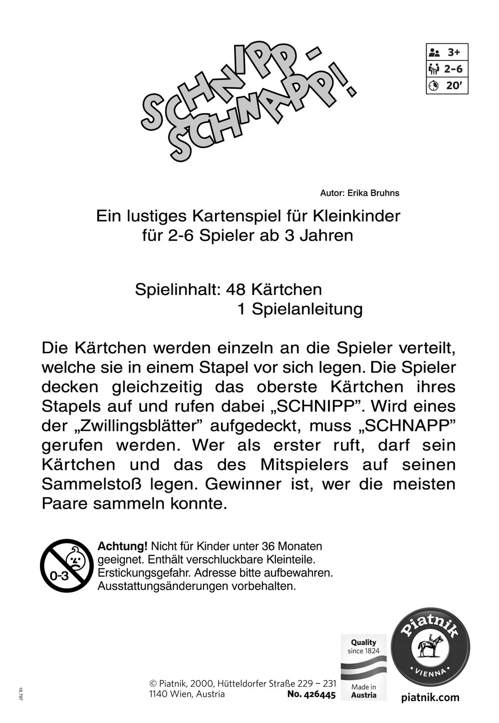 Piatnik 4264 Schnipp Schnapp - Image 4