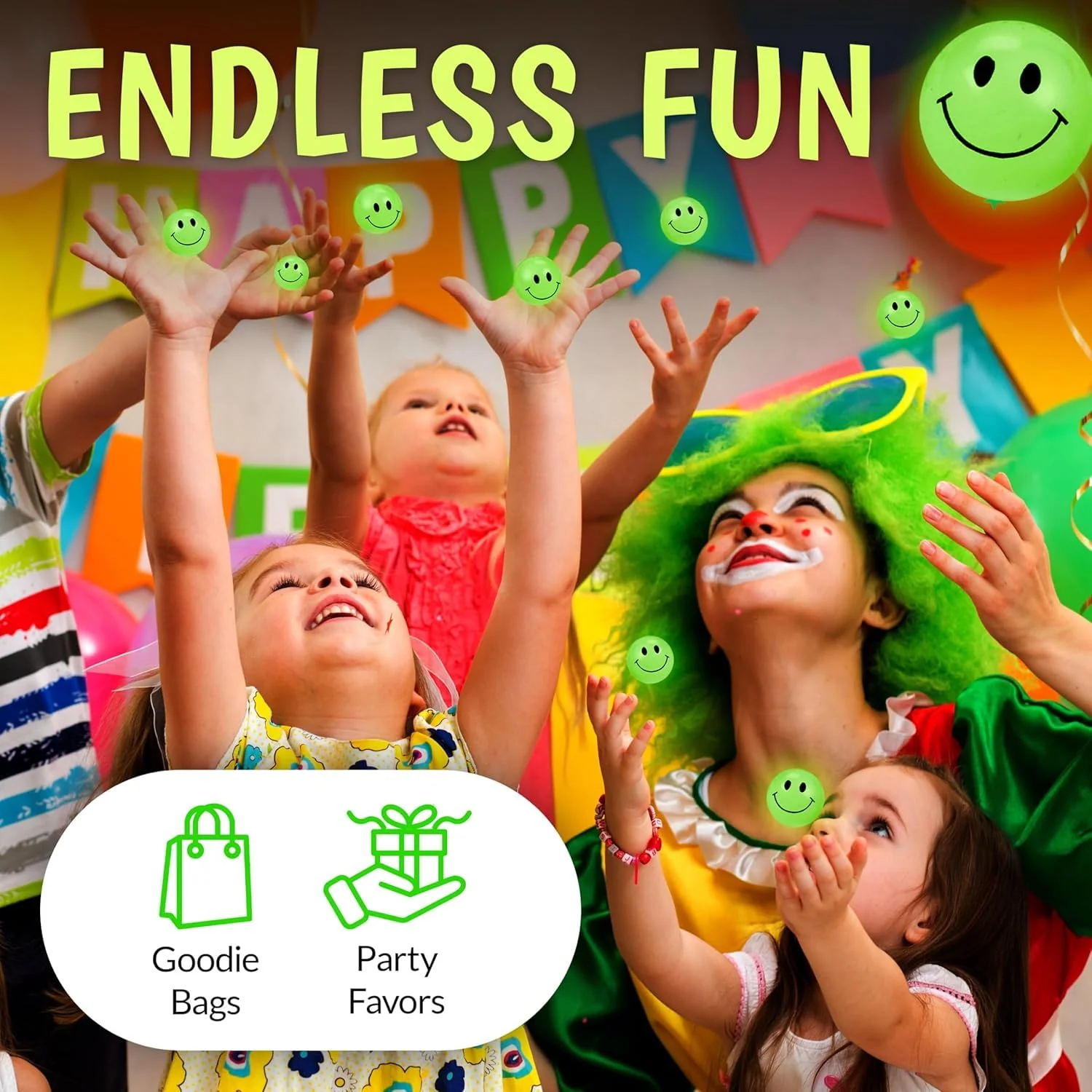 Piucrty Flummies Mitgebsel Kindergeburtstag 36PCS Leuchtball Giveaways Kinder Tombola Preise Springball Gastgeschenke Geburtstag Kleinigkeiten Pinata Füllung Kleine Bounce Ball Geschenke Goodies - Image 3