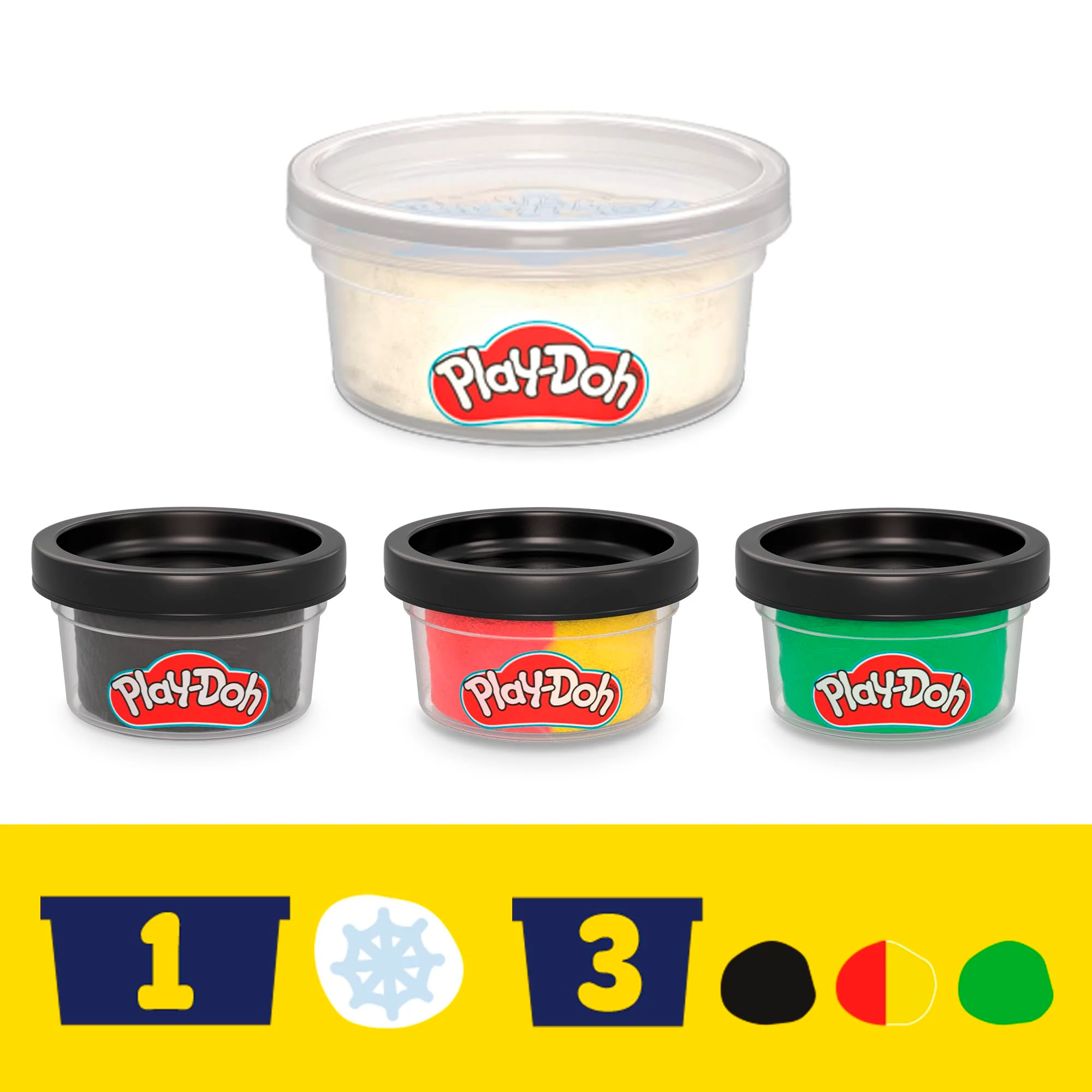 Play-Doh Marvel Spider-Man Netz-Action Set, 2 Spielfiguren und vielen Knetformen, 4 Dosen Modelliermasse in passenden Farben, kreatives für Kinder ab 3 Jahren - Image 8