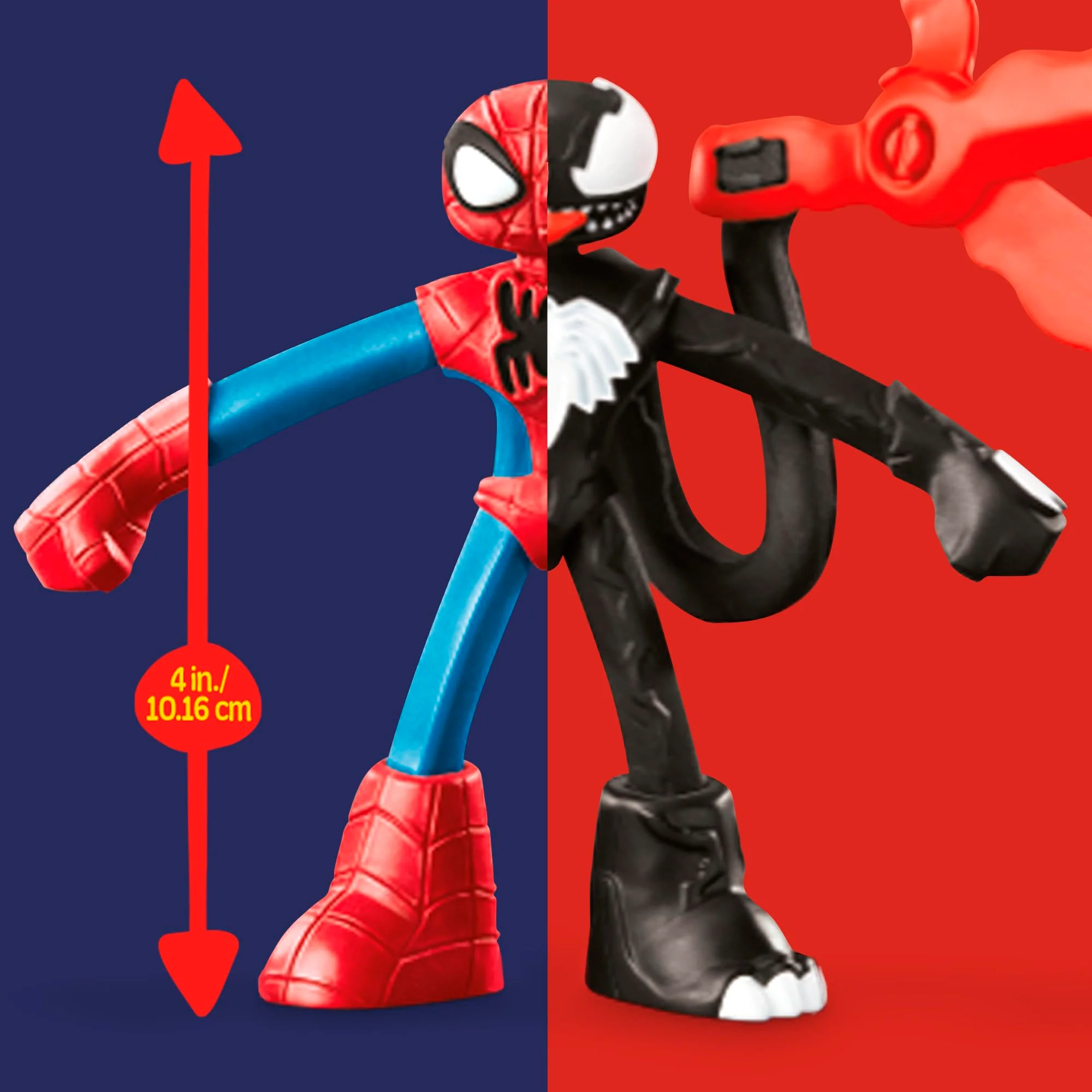 Play-Doh Marvel Spider-Man Netz-Action Set, 2 Spielfiguren und vielen Knetformen, 4 Dosen Modelliermasse in passenden Farben, kreatives für Kinder ab 3 Jahren - Image 9