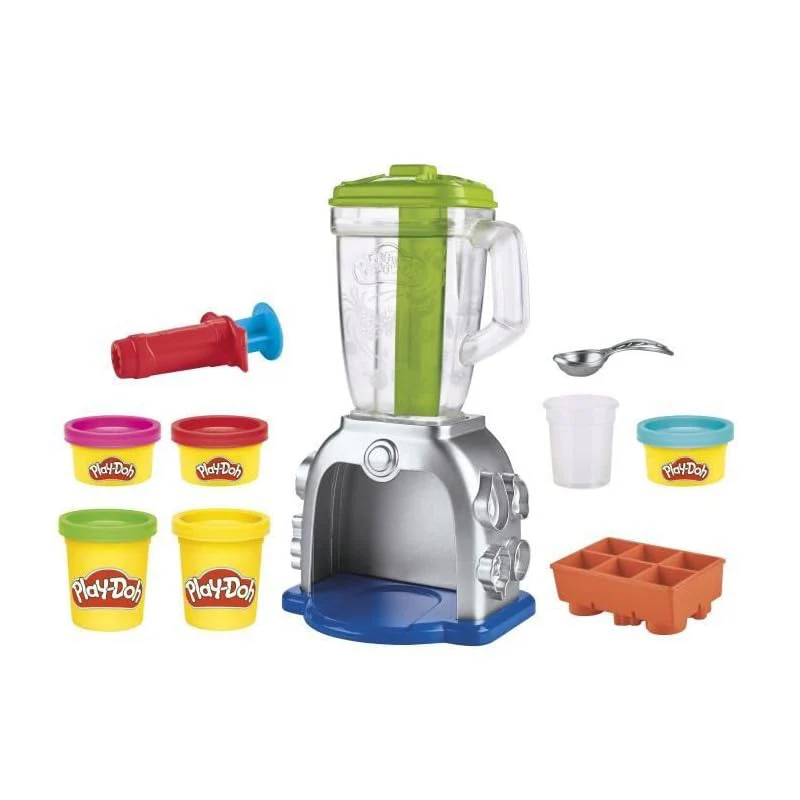 Play-Doh Smoothie Mixer, Bastelset mit Küche, 2 x 57g & 3 x 28g Dosen Bunte Knete für Zutaten, kreatives Spielen für Kinder ab 3 Jahren - Image 12
