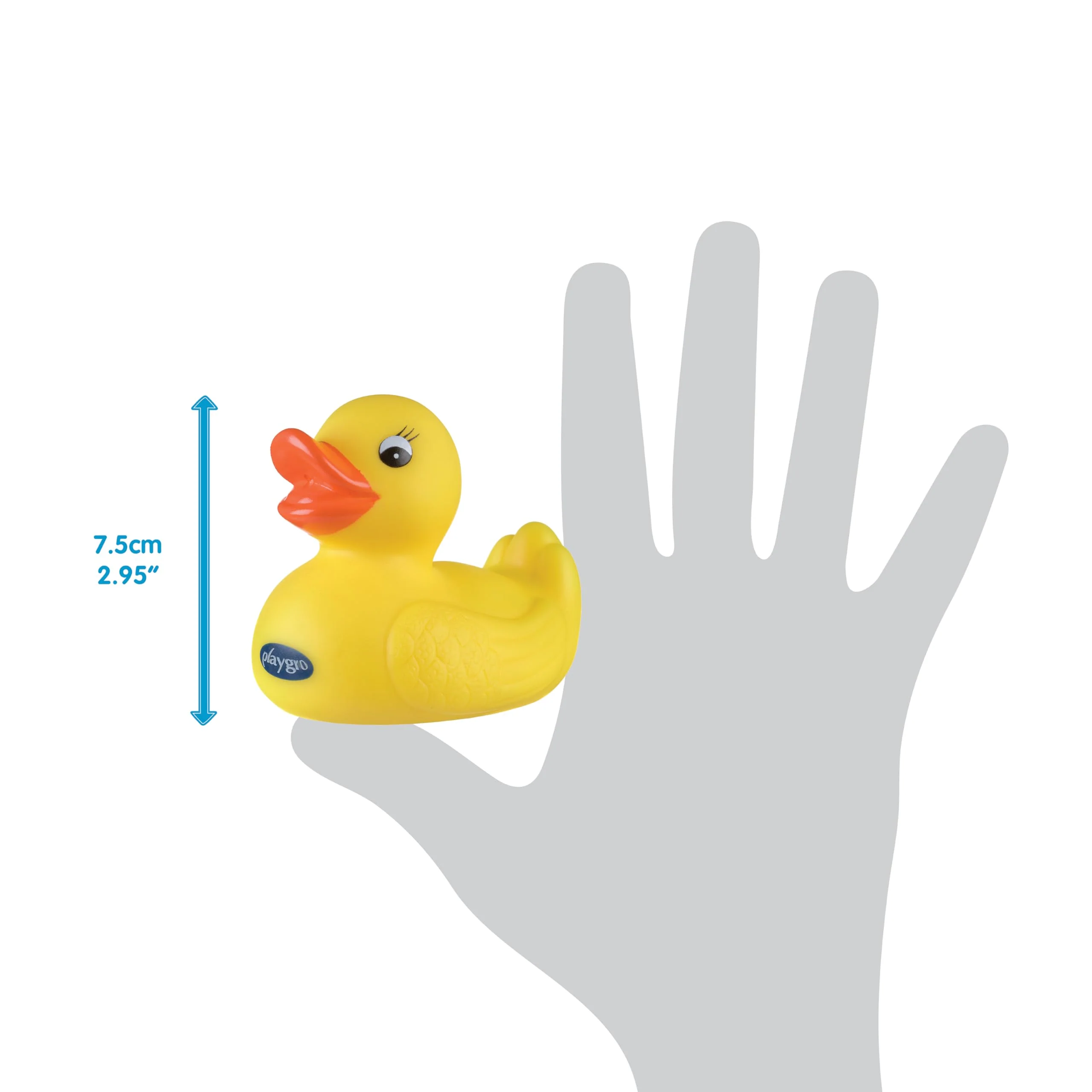 Playgro Badeente - Babybadeente - Badeente - Wasserspielzeug - Baden - Kinderspielzeug - Babyente - gelb - Image 2