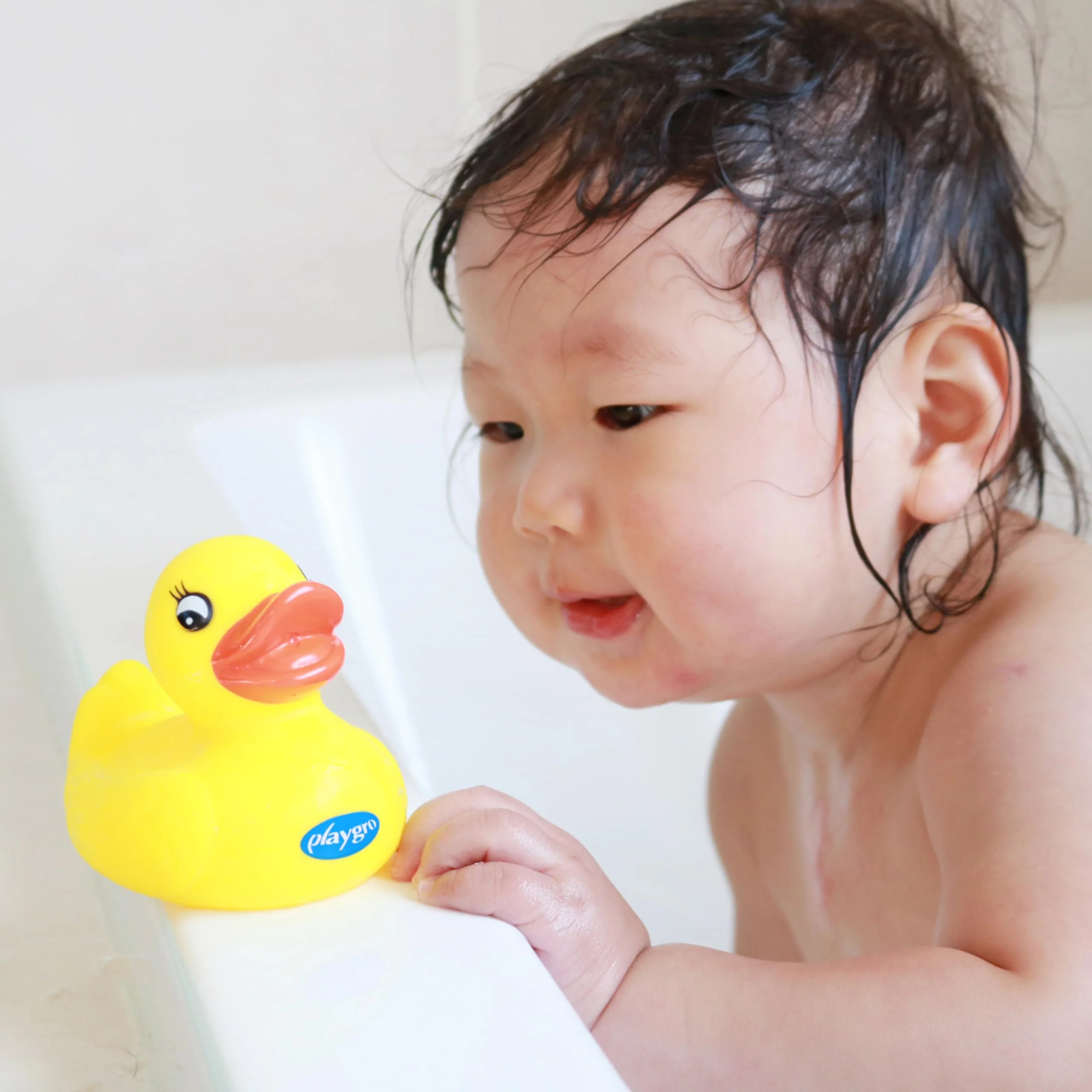 Playgro Badeente - Babybadeente - Badeente - Wasserspielzeug - Baden - Kinderspielzeug - Babyente - gelb - Image 3