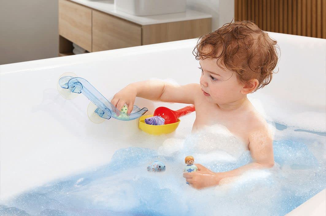 PLAYMOBIL 1.2.3 Aqua 70637 Fangspaß mit Meerestierchen, Badewannenspielzeug für Kleinkinder, Mit schwimmfähigen Fischen, Erstes Spielzeug für Kinder ab 1,5 bis 4 Jahre - Image 3