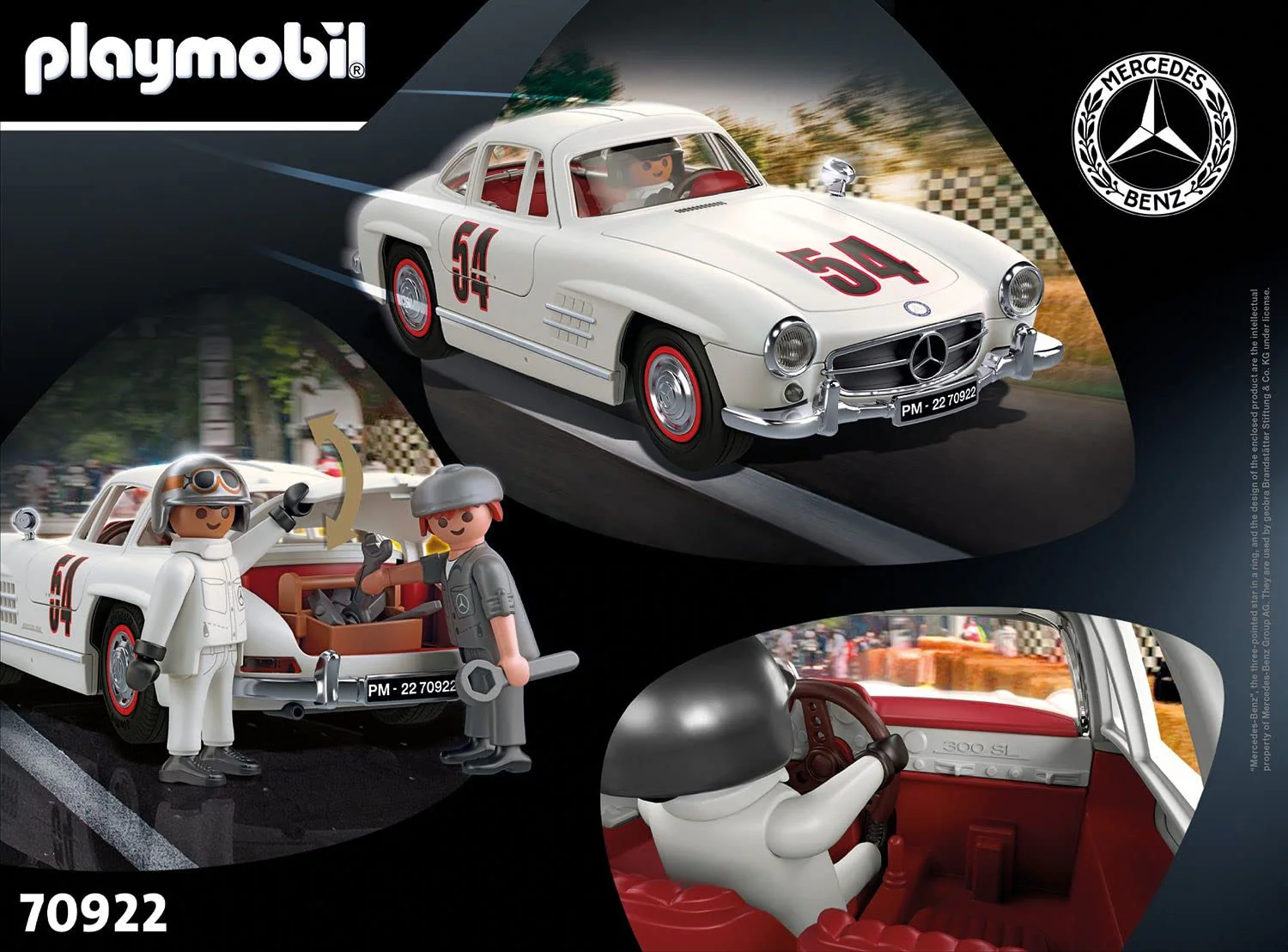 PLAYMOBIL 70922 Mercedes-Benz 300 SL, Modellauto für Erwachsene und Spielzeugauto für Kinder, 5-99 Jahre - Image 7