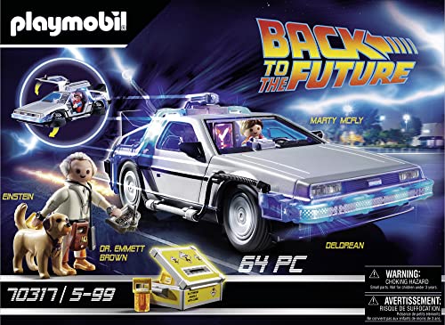 PLAYMOBIL Back to The Future 70317 Delorean mit Lichteffekten, Ab 6 Jahren - Image 8