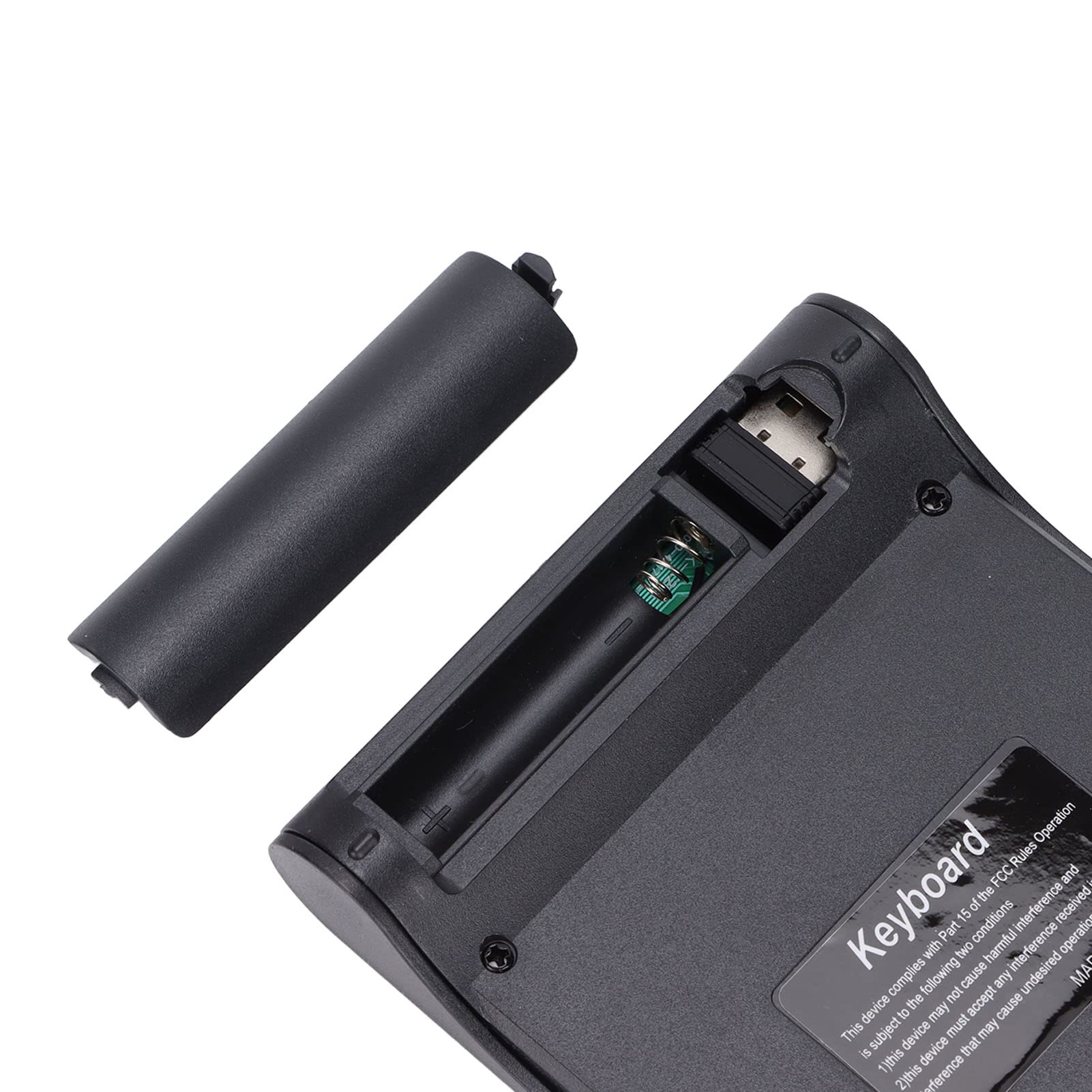 Plug-and-Play-Nummernblock-Maus-Kombination mit 2,4-GHz-Wireless-Technologie und 1200 DPI – Universelle 18-Tasten-USB-Zifferntastatur-Kombination – Ideal für Zuhause und Büro – - Image 5