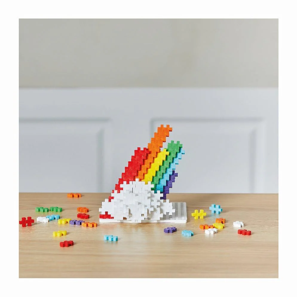 Plus-Plus 9604262 Geniales Konstruktionsspielzeug, Regenbogen, Kreativ-Bausteine Tube, 240 Teile - Image 3