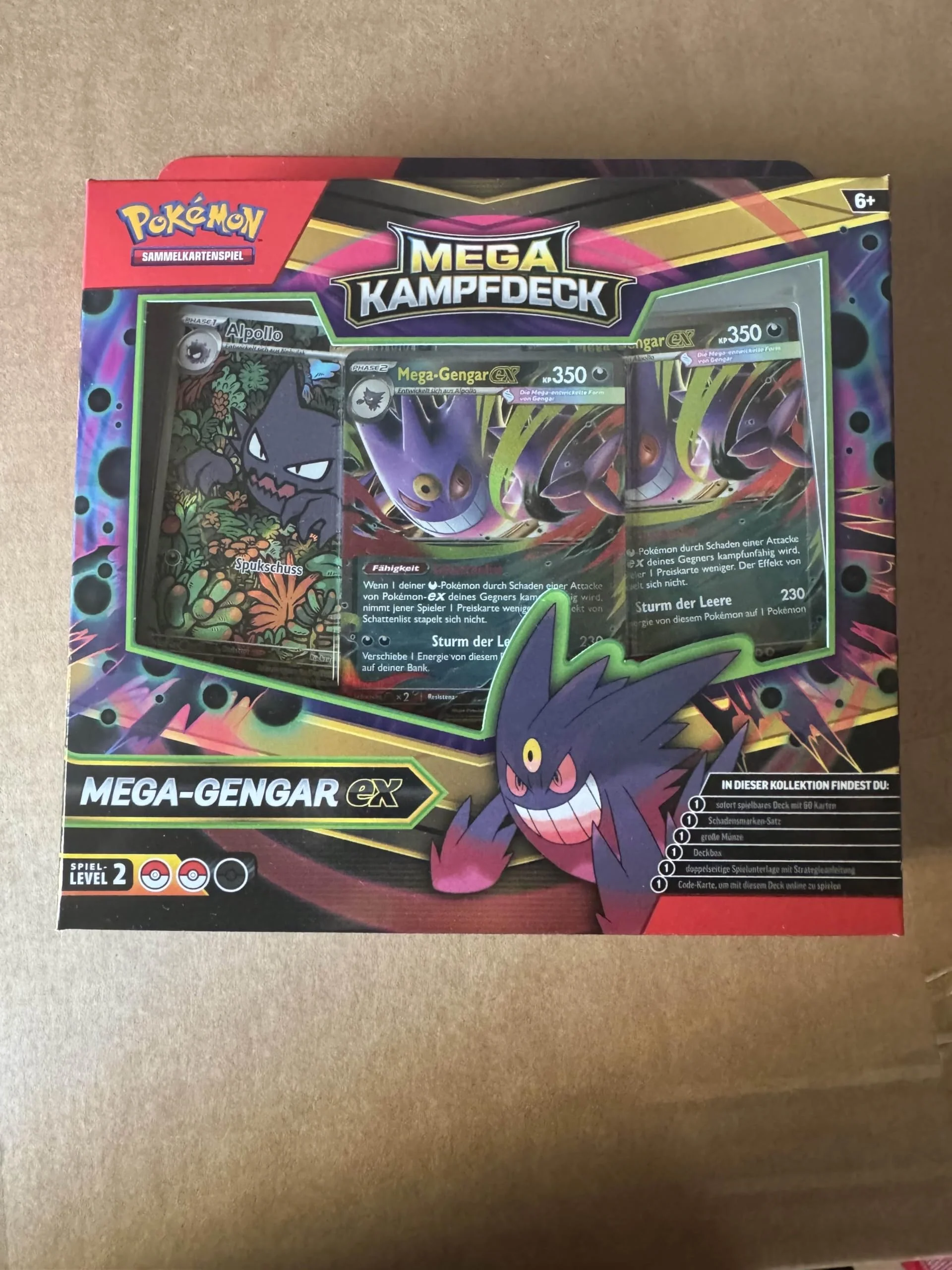 Pokémon Mega Battle Deck Gengar ex - DE