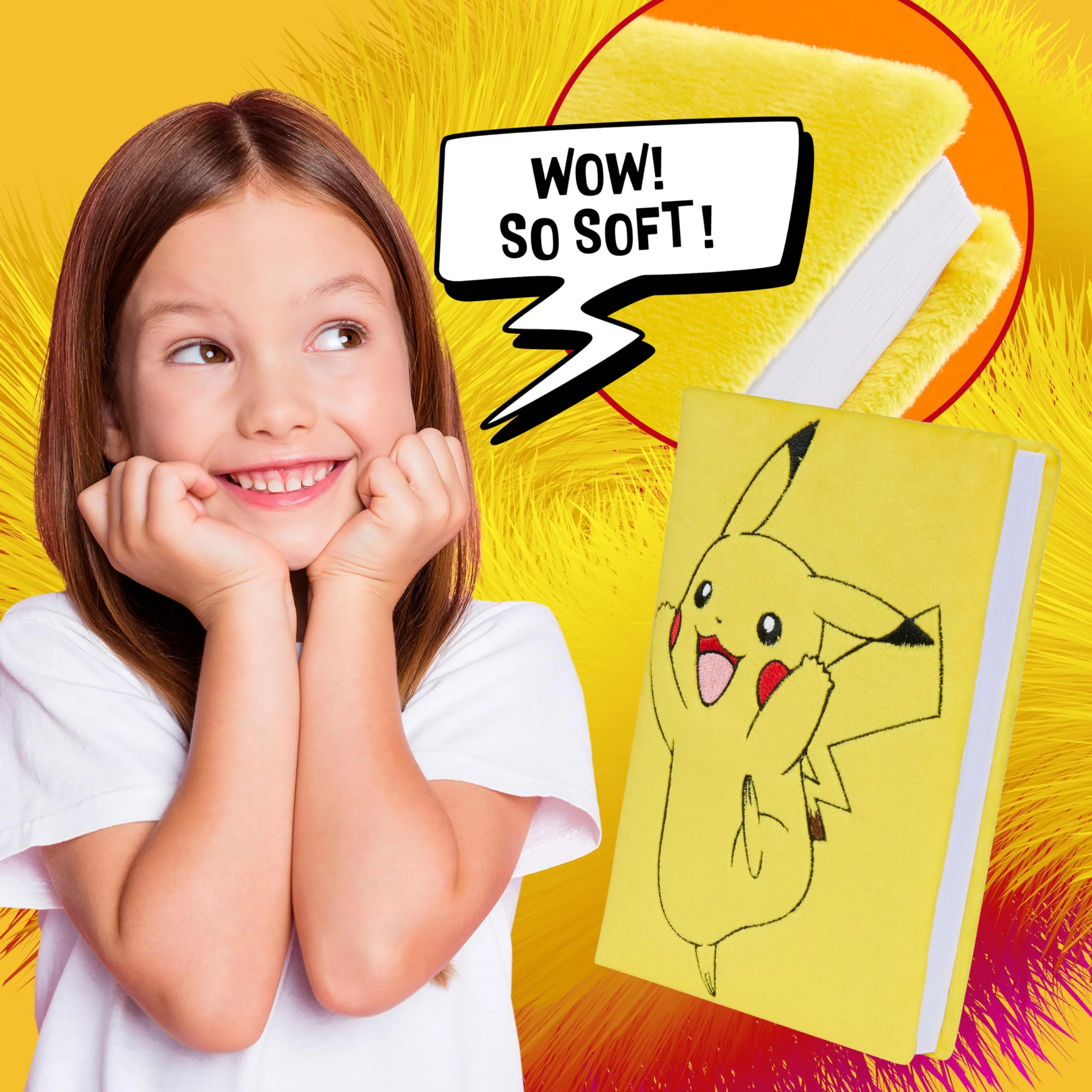 Pokemon Notizbuch und Kugelschreiber Kinder Schreibwaren Set Tagebuch Pikachu Schule Zubehör Anime Geschenke für Jungs und Mädchen (Gelb Notizbuch Set) - Image 5