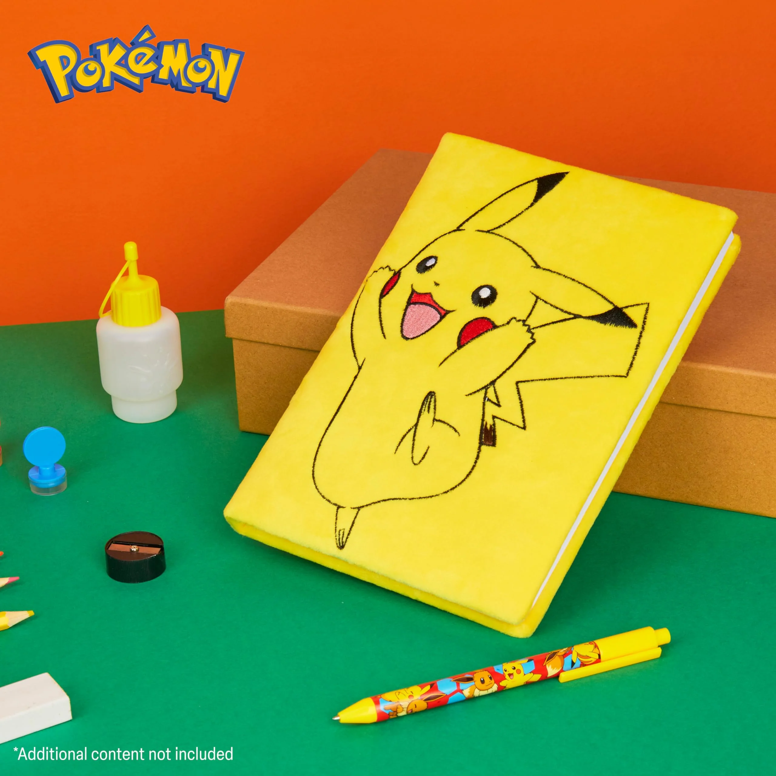 Pokemon Notizbuch und Kugelschreiber Kinder Schreibwaren Set Tagebuch Pikachu Schule Zubehör Anime Geschenke für Jungs und Mädchen (Gelb Notizbuch Set) - Image 6