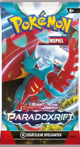 Pokémon-Sammelkartenspiel: 3er-Pack (Kolowal) Karmesin & Purpur – Paradoxrift (3 Boosterpacks & 1 holografische Promokarte) - Image 2