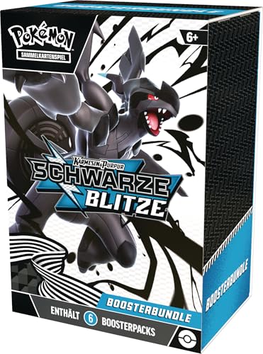 Pokémon-Sammelkartenspiel: Boosterbundle Karmesin & Purpur – Schwarze Blitze (6 Boosterpacks) - Image 5