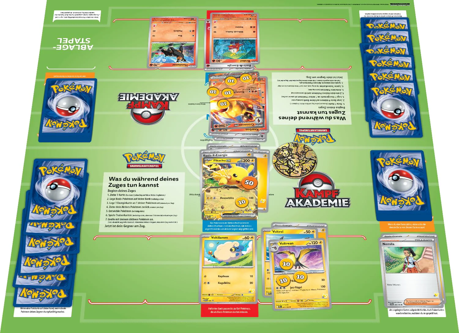 Pokémon-Sammelkartenspiel: Kampfakademie (Pikachu-ex, Crimanzo-ex & Darkrai-ex) - Image 5