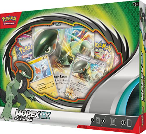 Pokémon-Sammelkartenspiel: Kollektion Mopex-ex (2 holografische Promokarten, 1 überdimensionale holografische Karte & 4 Boosterpacks) - Image 3