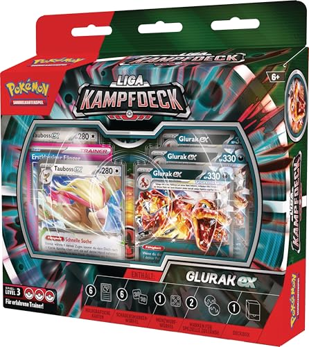 Pokémon-Sammelkartenspiel: Liga-Kampfdeck Glurak-ex (1 sofort spielbares Deck mit 60 Karten, darunter Glurak-ex & Tauboss-ex) - Image 4