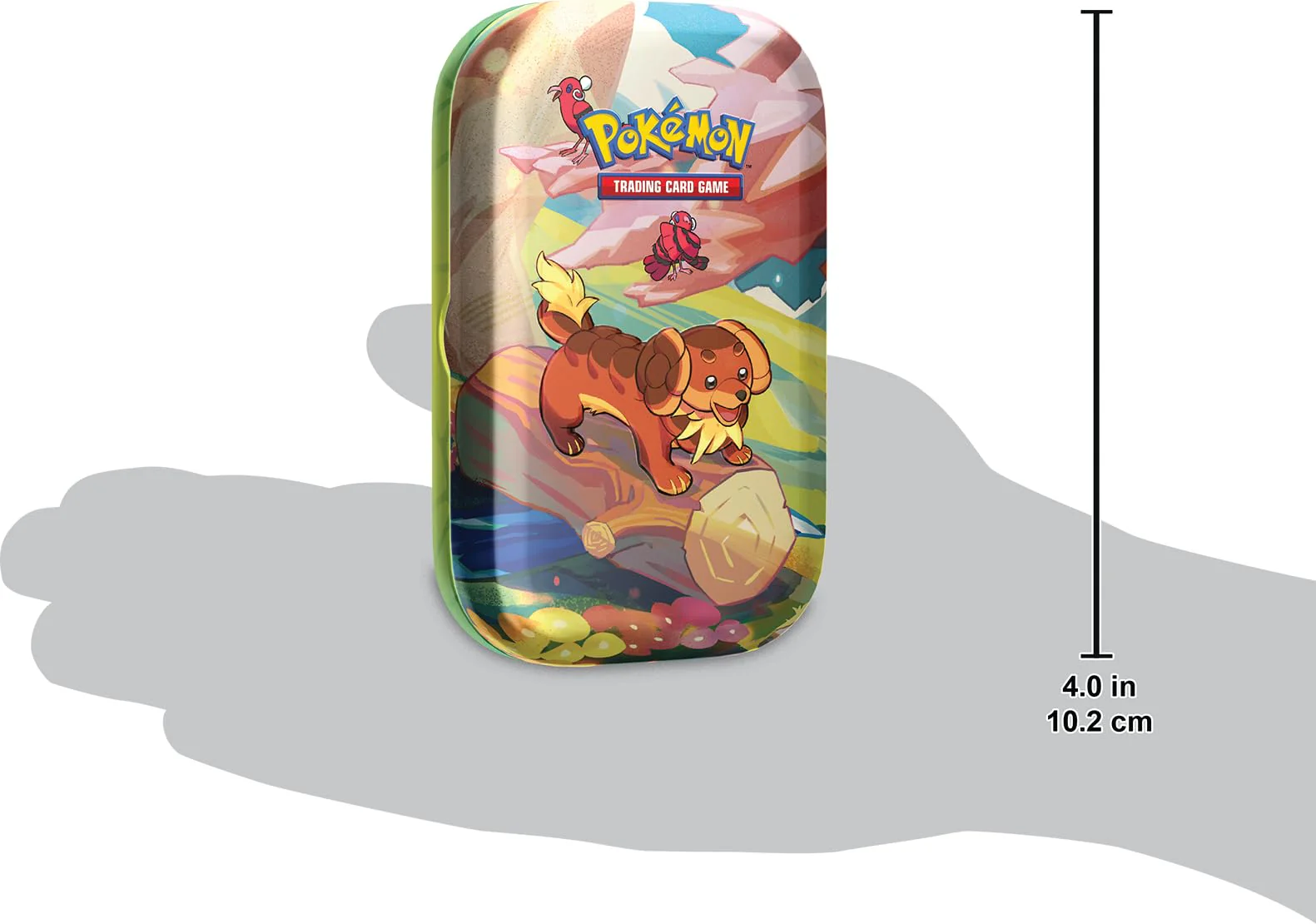 Pokémon-Sammelkartenspiel: Mini-Tin-Box Farbenfrohes Paldea: Backel & Choreogel (2 Boosterpacks, 1 Stickerbogen) - Image 6