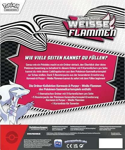 Pokémon-Sammelkartenspiel: Ordner-Kollektion Karmesin & Purpur – Weiße Flammen (Reshiram-Ordner & 5 Boosterpacks) - Image 6