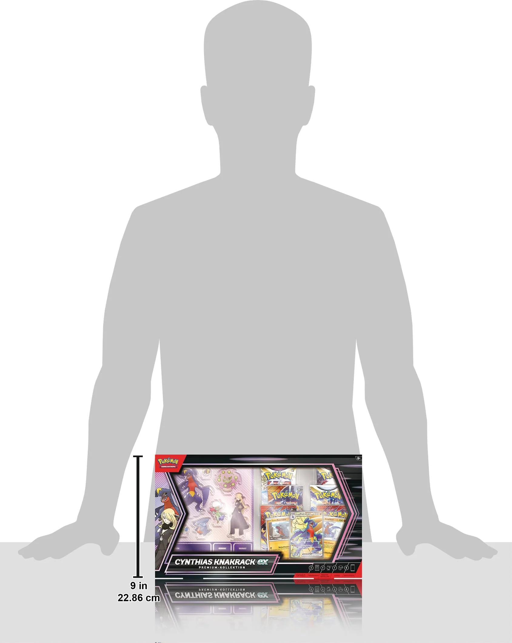 Pokémon-Sammelkartenspiel: Premium-Kollektion Cynthias Knakrack-ex (3 holografische Karten und 6 Boosterpacks) - Image 10