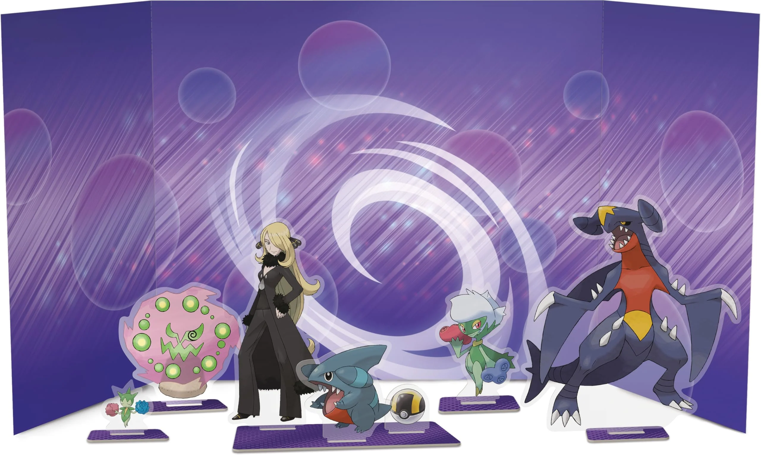 Pokémon-Sammelkartenspiel: Premium-Kollektion Cynthias Knakrack-ex (3 holografische Karten und 6 Boosterpacks) - Image 2