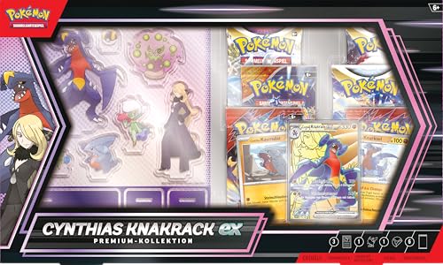 Pokémon-Sammelkartenspiel: Premium-Kollektion Cynthias Knakrack-ex (3 holografische Karten und 6 Boosterpacks) - Image 9