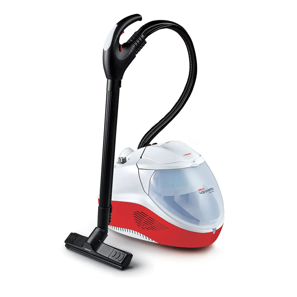 POLTI PVEU0083 Lecoaspira FAV50_Multifloor Halbautomatischer Dampfsauger mit umfangreichem Zubehör, 2450 Watt, rot - Image 4