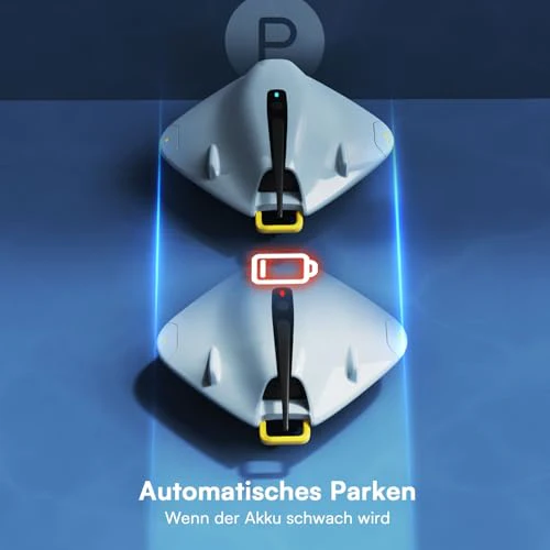 PoolMr Poolroboter Kabellos Poolsauger Akku 40W Power & 90 Min Laufzeit - Saugroboter Pool Mit Doppelfiltersystem & Hindernis-Überwindung für Ebene Pools Bis 149 ㎡ Reinigt Effektiv Blätter & Schlamm - Image 7