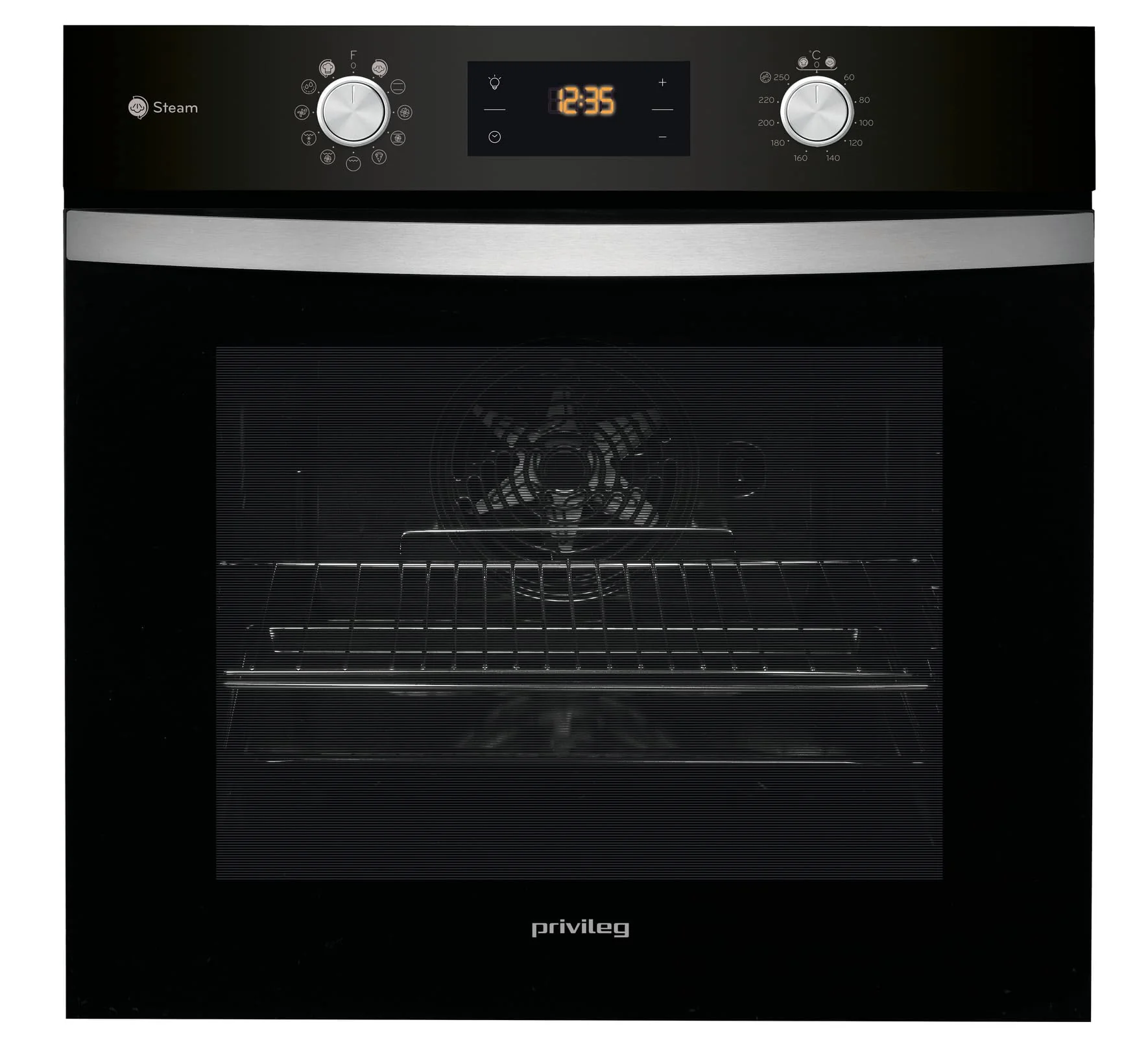 Privileg PBWK3 JH8S BLG Einbau-Backofen mit Hydrolyse und Dampffunktionen/ 71 l/Hydrolyse/CLICK und CLEAN/Multi-Level-Kochen/Pizzafunktion/Freasy Cook - Image 2