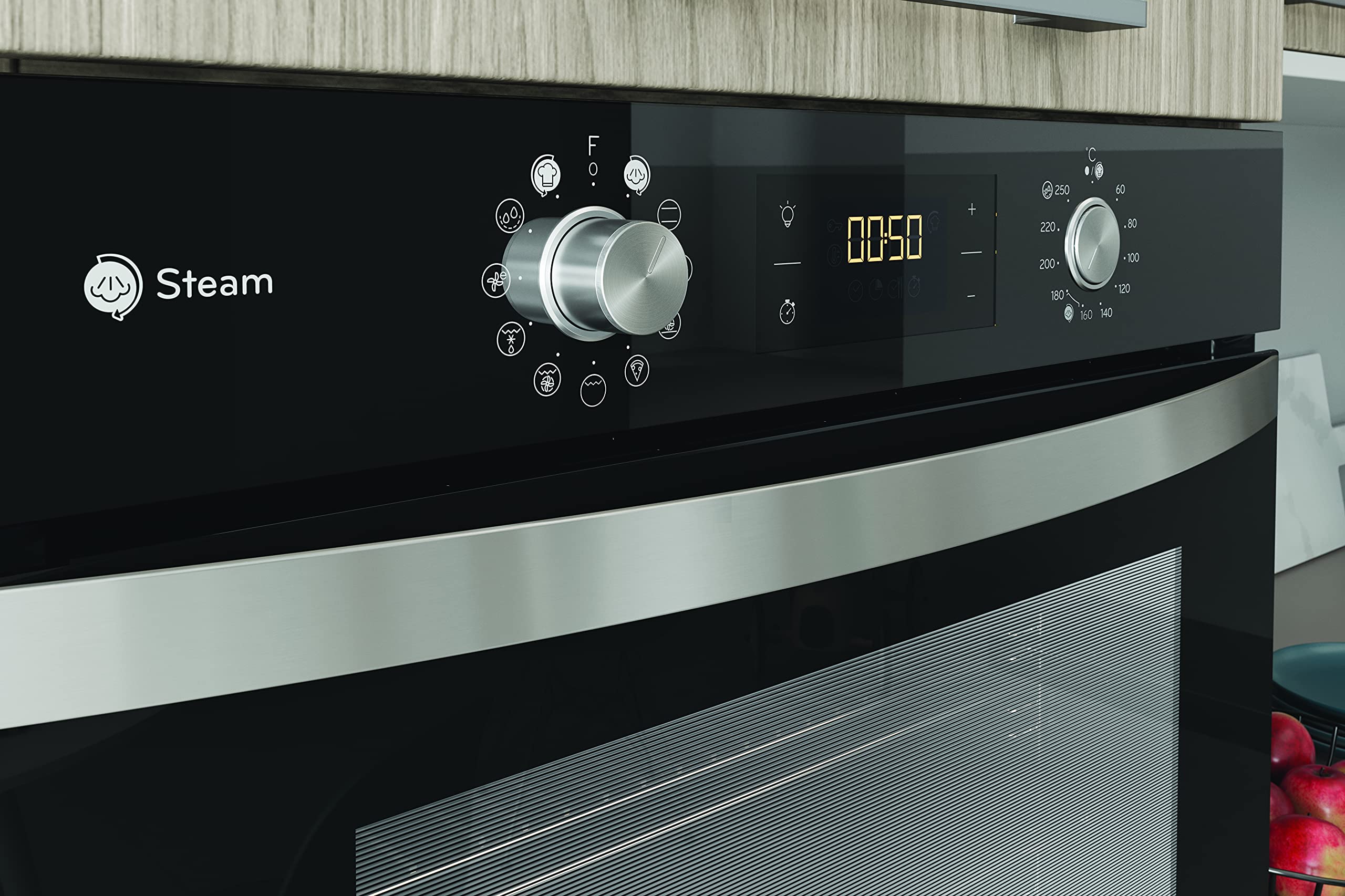 Privileg PBWK3 JH8S BLG Einbau-Backofen mit Hydrolyse und Dampffunktionen/ 71 l/Hydrolyse/CLICK und CLEAN/Multi-Level-Kochen/Pizzafunktion/Freasy Cook - Image 6