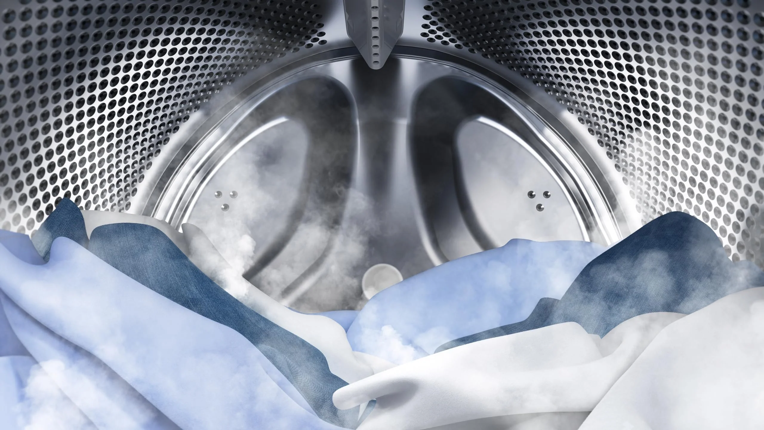Privileg PWFV X 953 A Waschmaschine Frontlader/1400 U/min/9 kg/EEK A/Push & Go Steam/Dampf-Programme/Schnell 45min Volle Ladung/Schnell-Programme(20/45/60 Min.)/Inverter-Motor/Mehrfachwasserschutz - Image 6