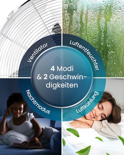 Pro Breeze™ 4-in-1 Mobile Klimaanlage mit 9000 BTU - Luftkühler, Ventilator, Luftentfeuchter, Nachtmodus - Klimagerät mit Energieklasse A, Fensterabdichtung Set, Fernbedienung und 24h Timer - Image 9