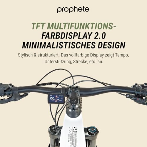 Prophete Dice 5.0 E-MTB E-Bike Fully 27,5 Zoll - 720Wh - Integrierter Akku - Mittelmotor AEG - 12-Gang Kettenschaltung - HDY. Scheibenbremse - Rahmenhöhe 48 cm - Image 8