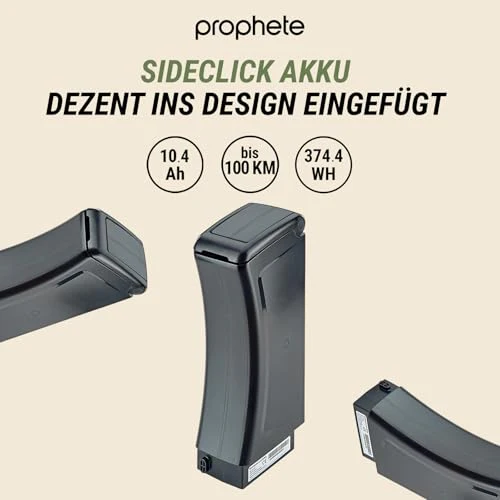 Prophete Geniesser 1.0 City E-Bike 28 Zoll - 374 Wh - Side Click Akku - Frontmotor - 3-Gang Nabenschaltung - Rücktritt-Felgenbremse - Rahmenhöhe 49 cm - Image 9