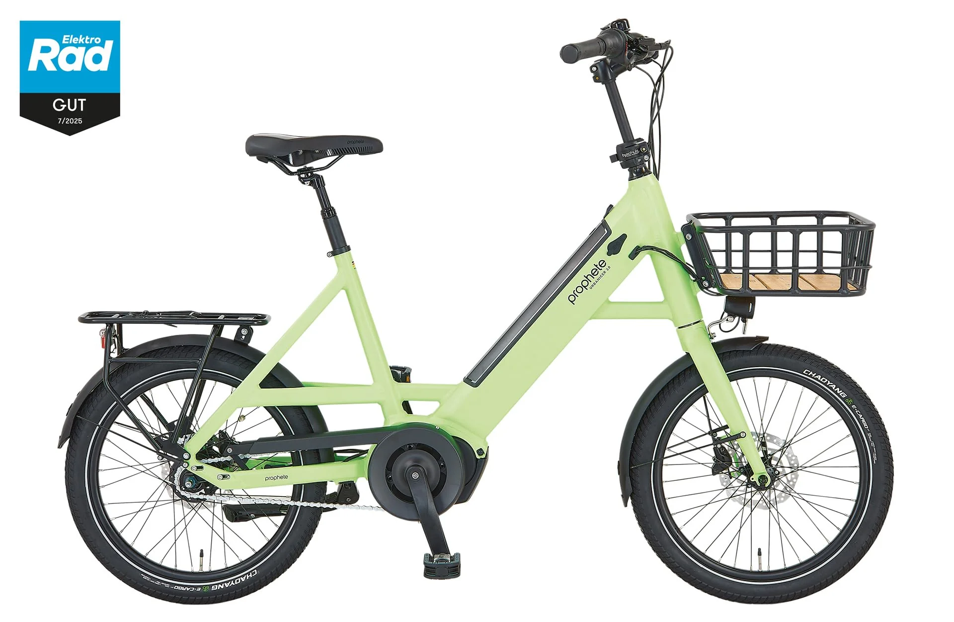 Prophete URBANICER 3.0 Urban Kompakt-E-Bike 20" – AEG 250W Mittelmotor, 110 km Reichweite, Shimano 7-Gang, Hydraulische Scheibenbremsen, LED-Beleuchtung, Integrierter Li-Ion Akku, Grau - Image 10