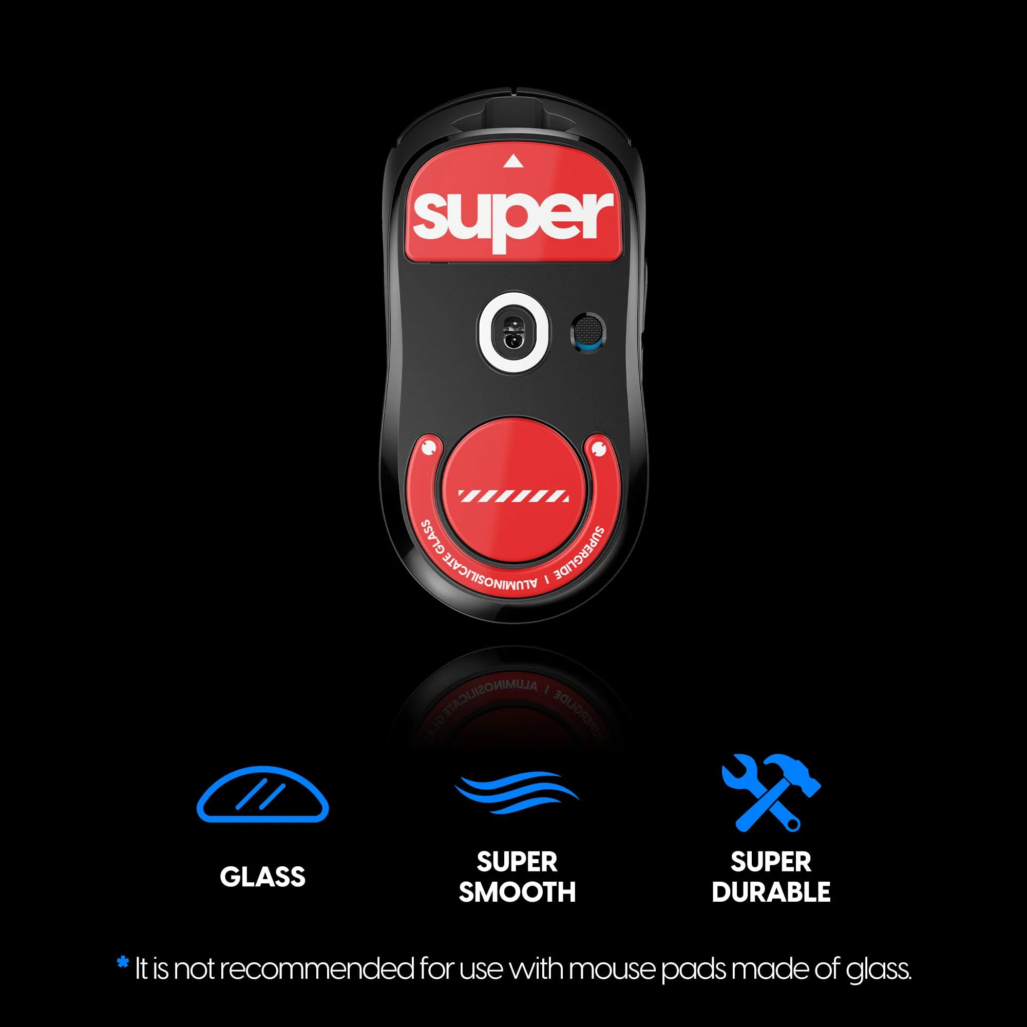 Pulsar Gaming Gears Superglide Mausfüße für Logitech G Pro X Superlight (Rot, Superglide 2), LGSSGR2 - Image 5