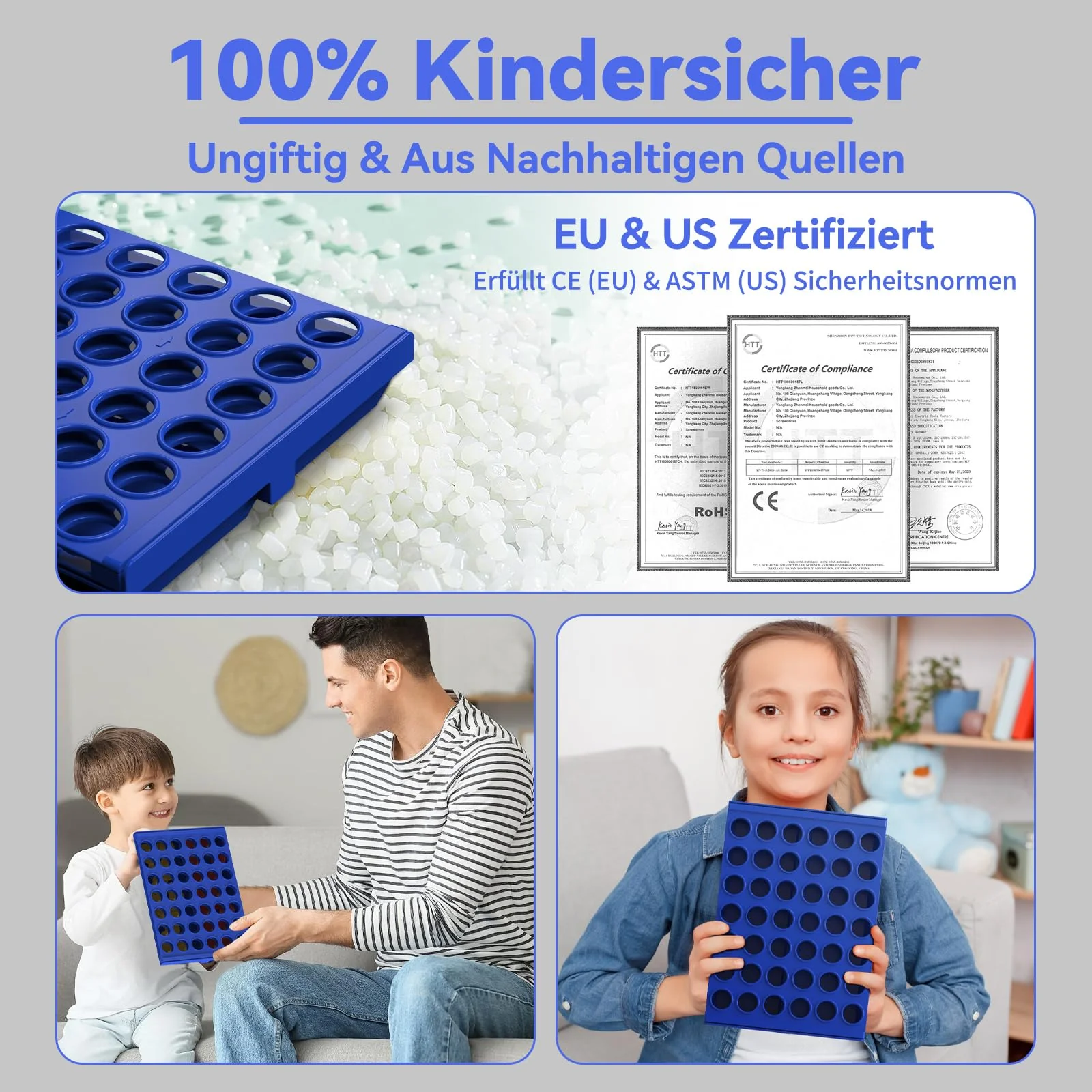 Pup Go Standard-Größe 4 in Einer Reihe Brettspiele für Kinder ab 3+ Jahren, Mädchen Jungen, Pädagogisches Strategiespiel Spielzeug, Kinderspiele für 2 Spieler 6 Ersatzchips - Image 5