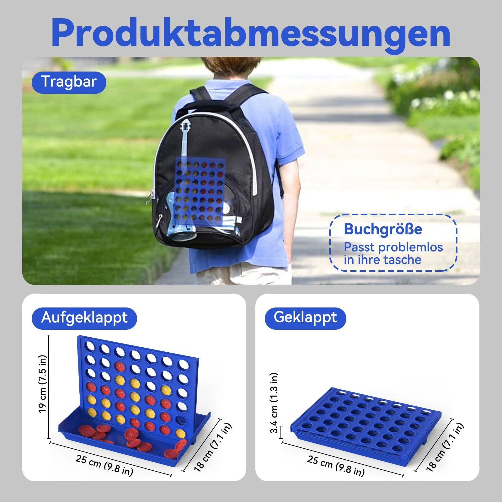 Pup Go Standard-Größe 4 in Einer Reihe Brettspiele für Kinder ab 3+ Jahren, Mädchen Jungen, Pädagogisches Strategiespiel Spielzeug, Kinderspiele für 2 Spieler 6 Ersatzchips - Image 7