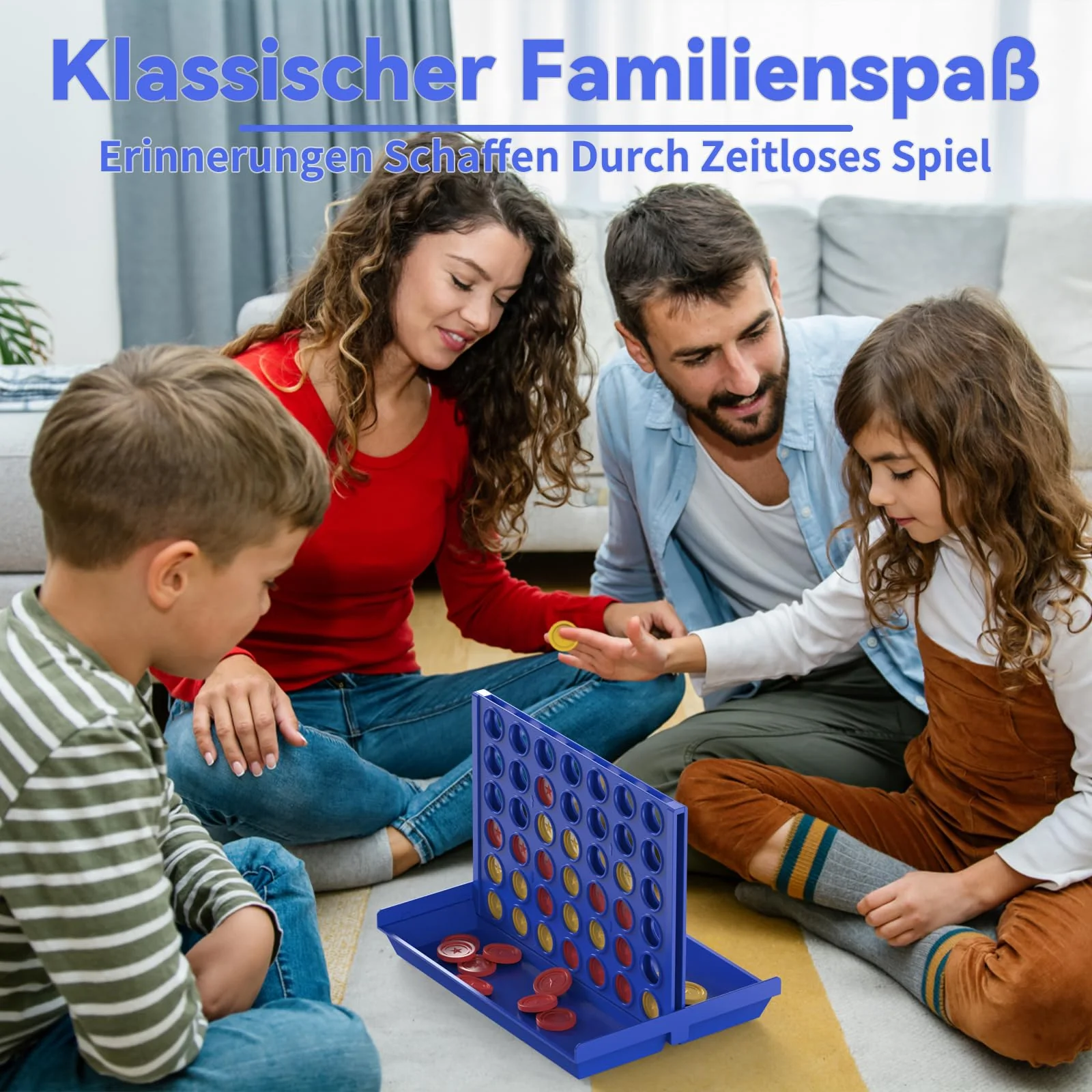Pup Go Standard-Größe 4 in Einer Reihe Brettspiele für Kinder ab 3+ Jahren, Mädchen Jungen, Pädagogisches Strategiespiel Spielzeug, Kinderspiele für 2 Spieler 6 Ersatzchips - Image 9