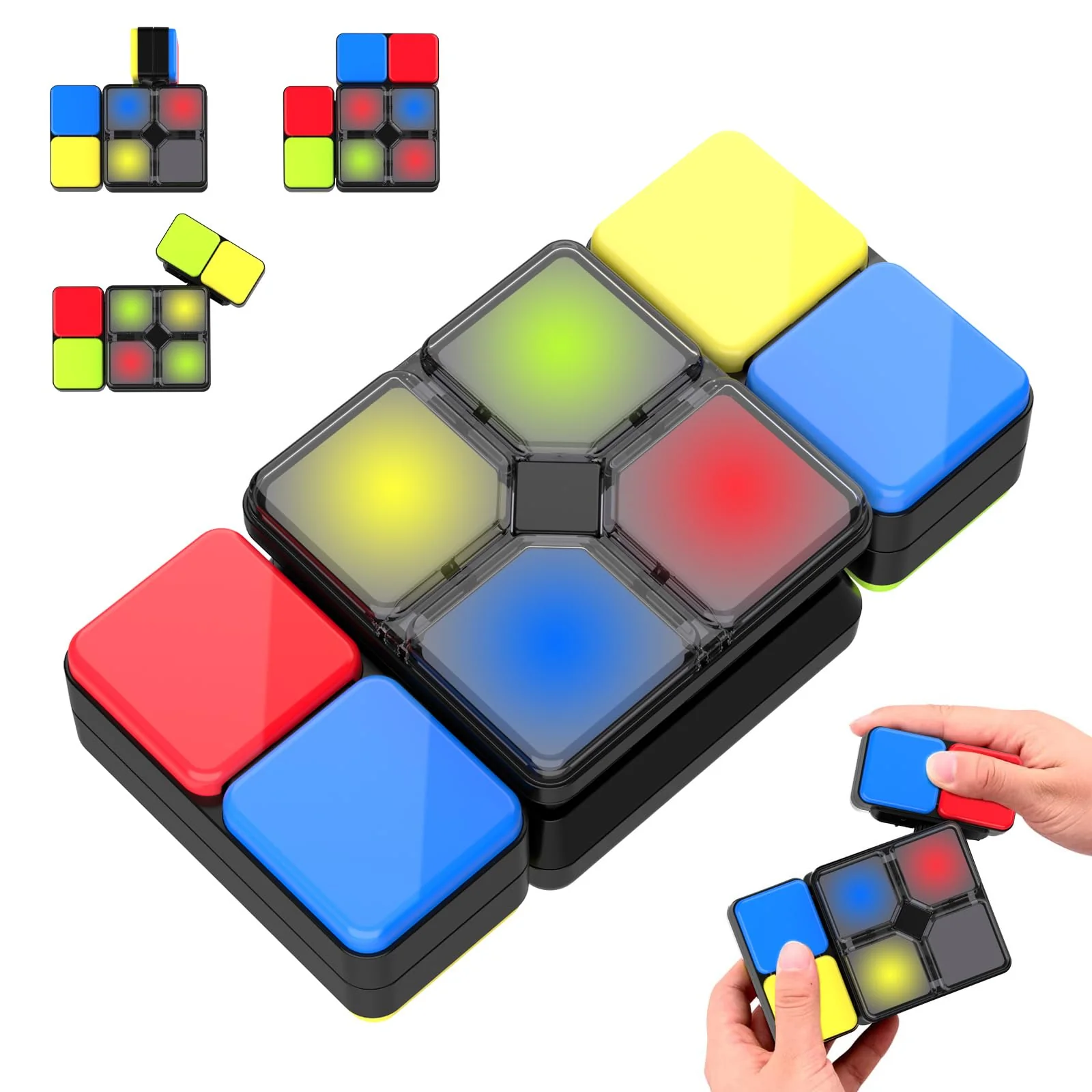 Pup Go Zauberwürfel Rotating Magic Cube Spiele für Kinder 6+ Jahre, Nikolaus Geschenke, Geschicklichkeitsspiele Reaktionsspiel, Lernspiele Spielzeug Konzentrationsspiele