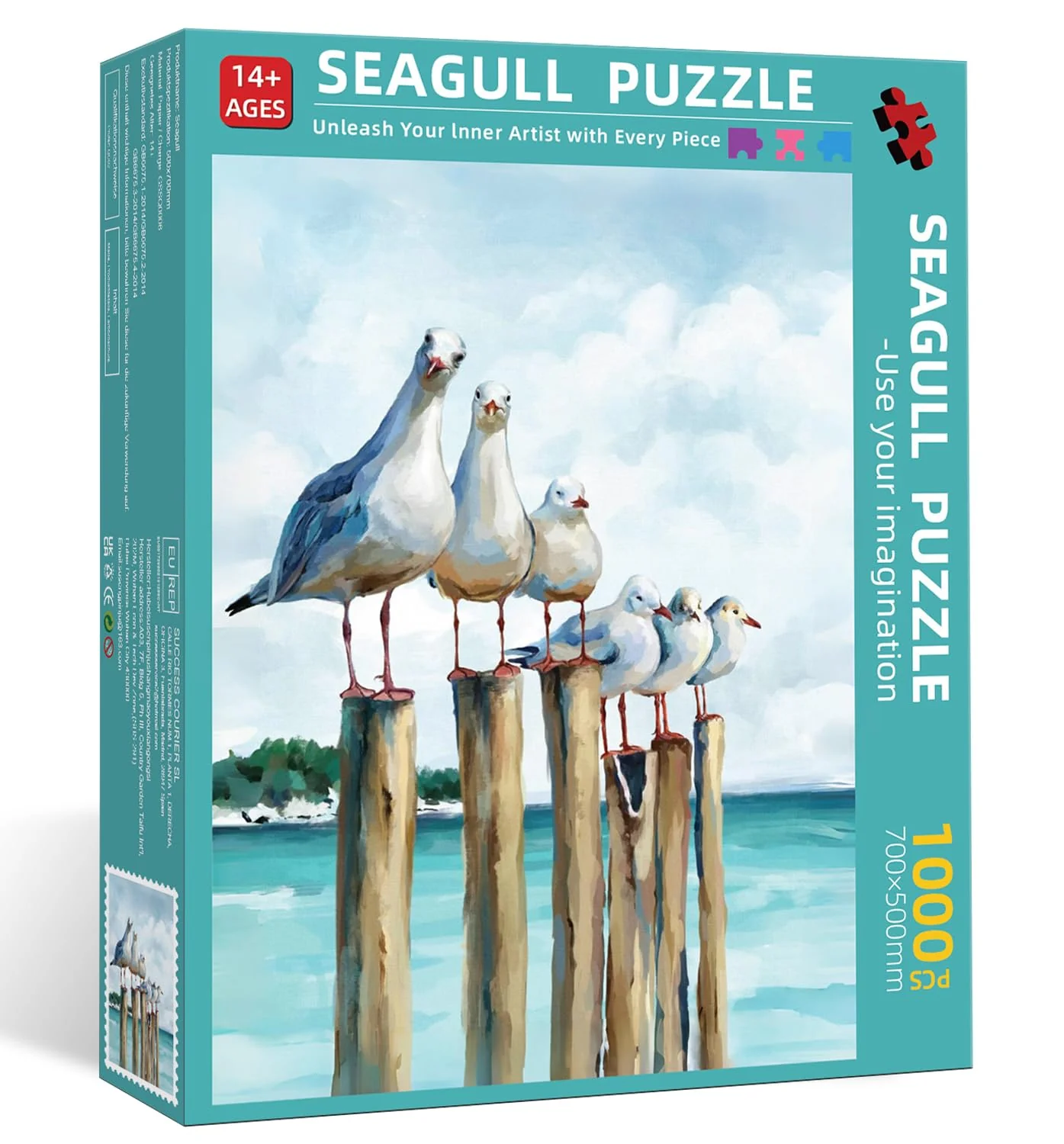 Puzzle 1000 Teile Erwachsene, Klassisches Lernspiel Tiere Puzzle Kann als Wanddekoration, Geschenk, Dekompression und Vorbeugung von Altersdemenz verwendet Werden 70 X 50cm - Image 2