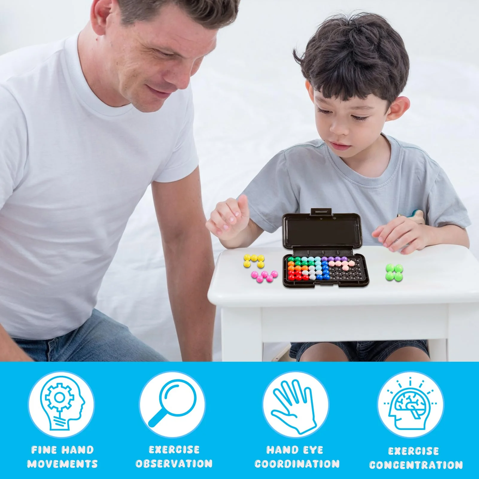 Puzzlespiele für Kinder,Iq Puzzle | Iq Spiele,Puzzle Game mit 120 Arten von Herausforderungen,3D Logikspiele zur Entspannung und Dekompression,Knobelspiele für Kinder Ab 8 Jahre und Erwachsene - Image 5