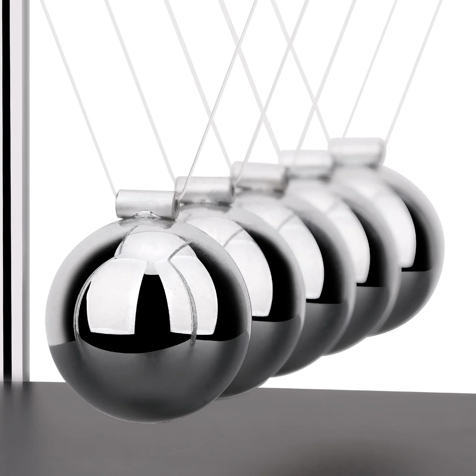 QLKUNLA Newtons Cradle Balance Balls Wissenschaft Physik Gadget Desktop Dekoration Kinetische Bewegung Spielzeug für Haus und Büro - Image 3