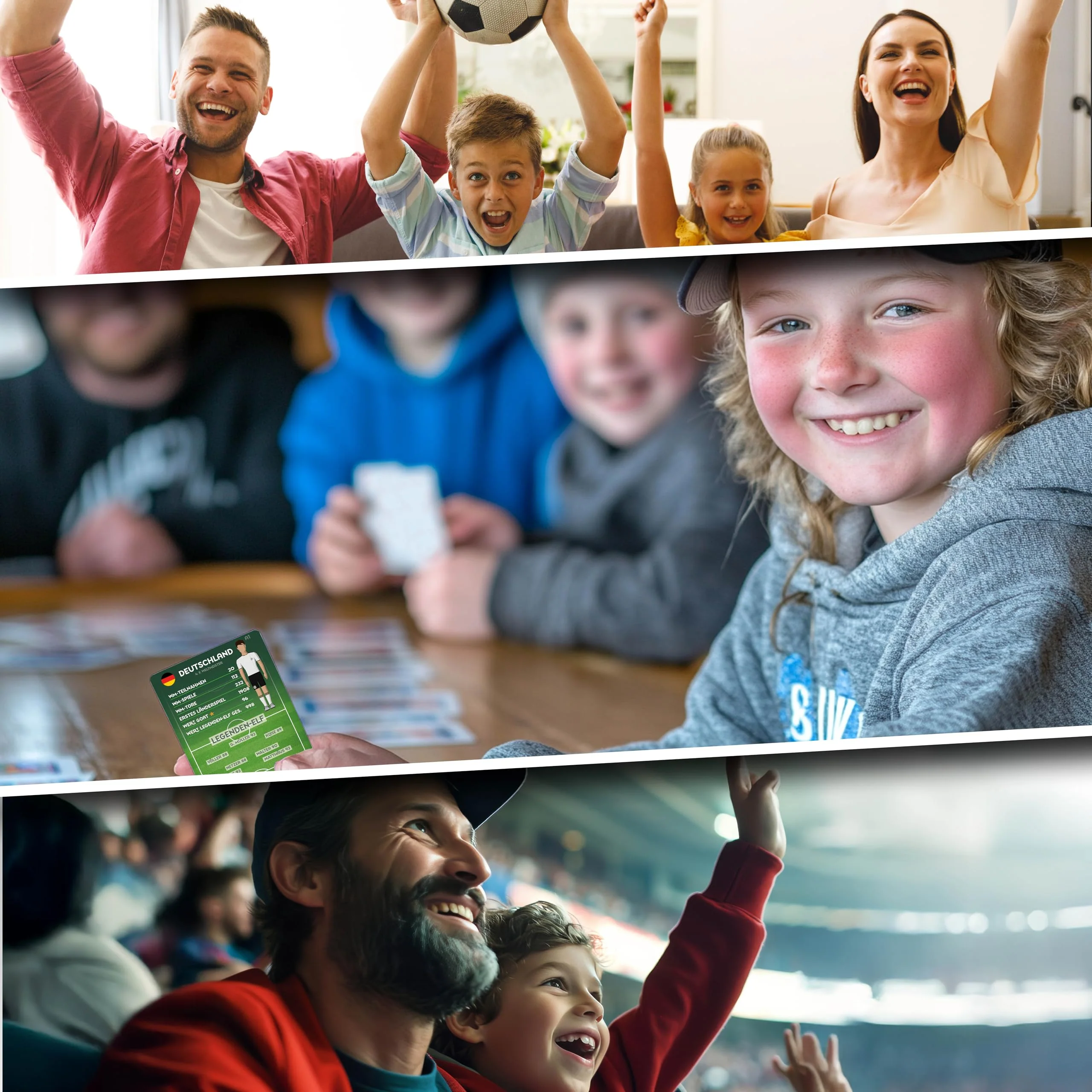 QUARTETT Fussball Spiel für Fußball Fans Geschenk Fußball Kartenspiel mit den TOP Mannschaften der ewigen Tabelle Fußball - Spielkarten Fussball als Reisespiel, Geschenk, Mitbringsel, Partyspiel - Image 4