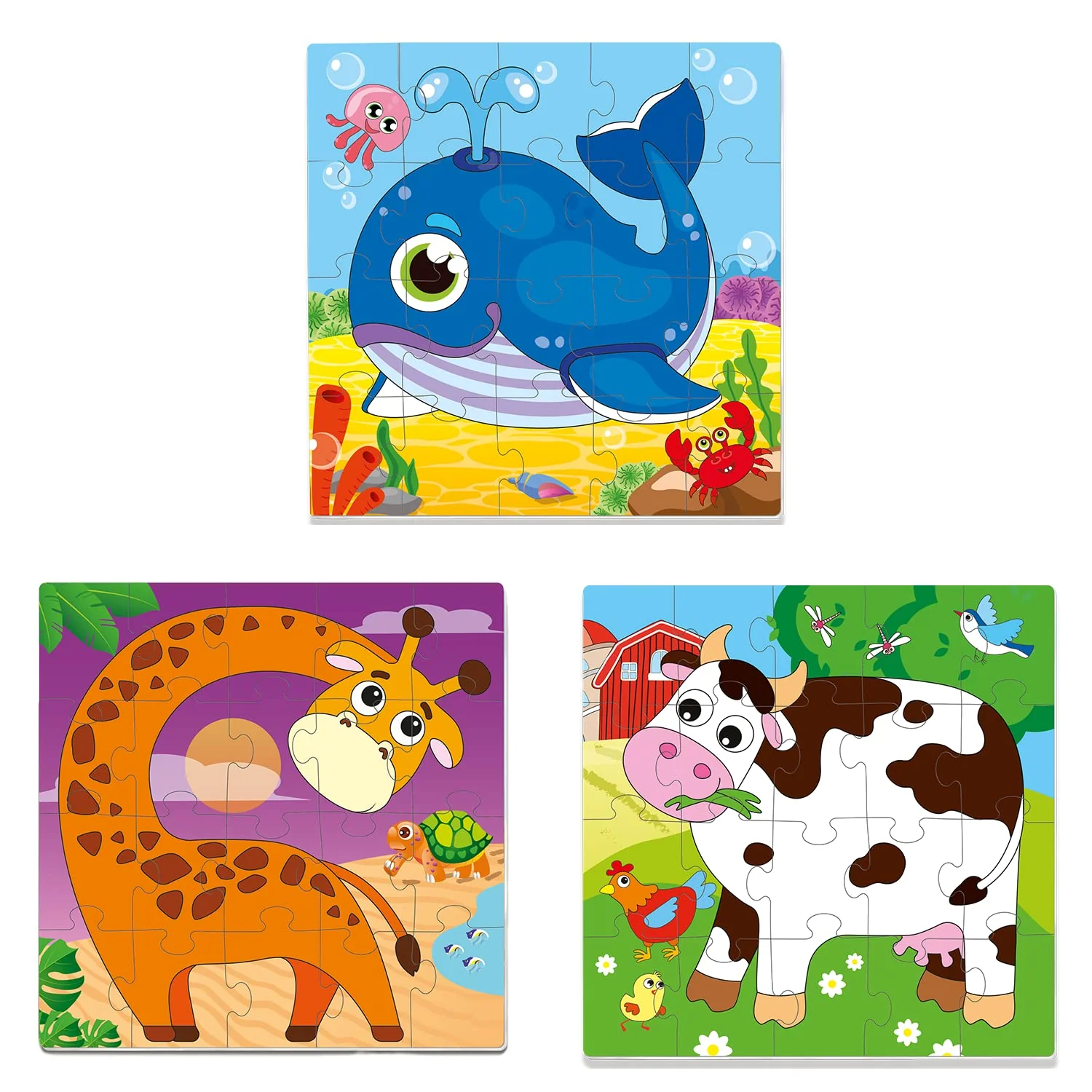 QUOKKA Magnetspiel ab 2 3 Jahre - 20-Teilige Puzzle ab 2 Jahre - Reisespiele Kinder ab 3 5 - Magnet Puzzle ab 3 Jahre - Beschäftigung Für Kinder Im Flugzeug - Lernmagnet-Geschenk für den Roadtrip - Image 3